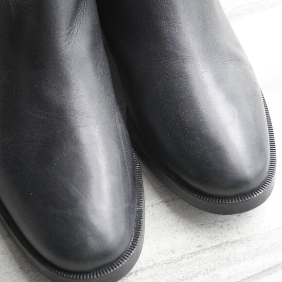 Tahari Black Ankle Boots – Side Zip – Size 38 - Picture 4 of 9